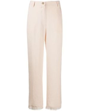 Nanushka Panalon Droit Theo À Bords Francs - Natural