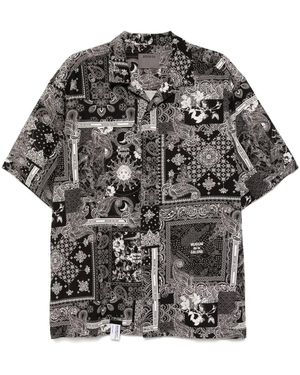 Musium Div. Graphic-Print Shirt - Black