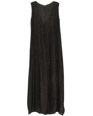 Cortana Anhelo Textured Maxi Dress - Black