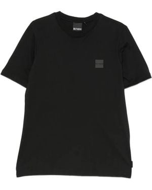 OUTHERE Logo-Patch T-Shirt - Black