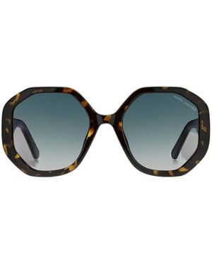 Marc Jacobs Geometric-Frame Sunglasses - Black