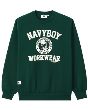 Chocoolate Graphic-Print Sweatshirt - Green