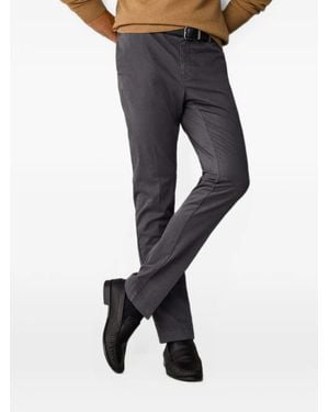 Hackett Kensington Pressed-Crease Chino Trousers - Grey