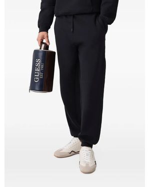 Guess Pantalon De Jogging À Logo - Black