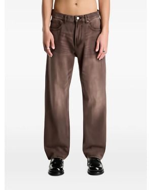 Obey Nelson Straight-Leg Jeans - Brown