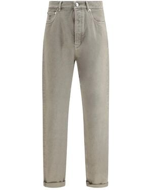 Brunello Cucinelli Iconic Fit ファイブポケットジーンズ - グレー