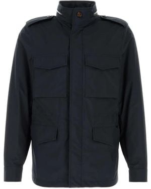 Moorer Denver Pocket Jacket - Blue