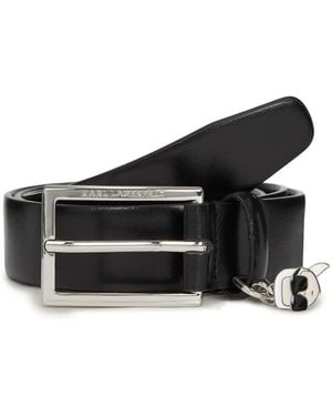 Karl Lagerfeld Ikon Belt - Black