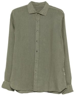120% Lino Buttoned Shirt - Green