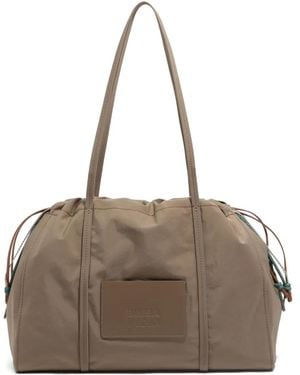Bimba Y Lola Drawstring Top-Handle Shoulder Bag - Brown