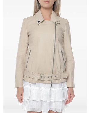 ARMANI EXCHANGE Belted Jacket - Natural