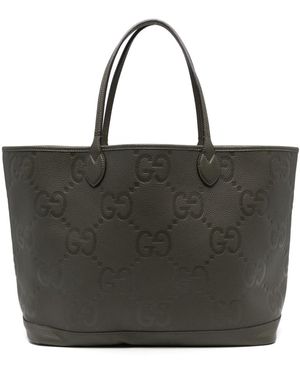 Gucci Borsa Tote Jumbo Gg Grande - Verde