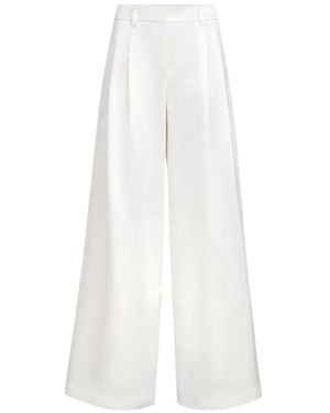 Brunello Cucinelli Pleated Palazxzo Trousers - White