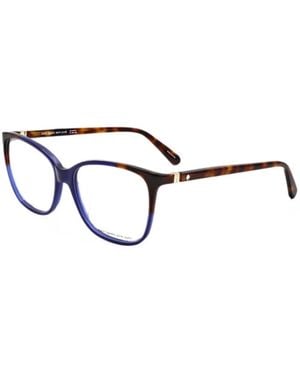 Kate Spade Karlyn Tortoiseshell-Effect Square-Frame Glasses - Blue