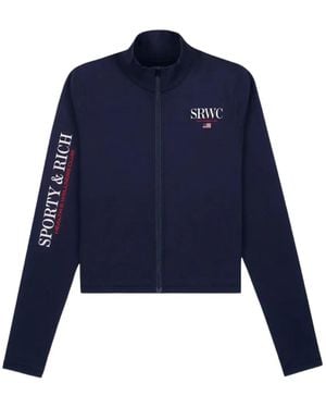Sporty & Rich Zip-Up Jacket - Blue