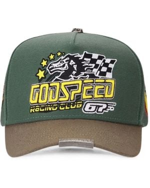Godspeed Racing Club Members Logo-Embroidered Cap - Green