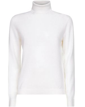 Blanca Vita Pull À Col Roulé - Blanc