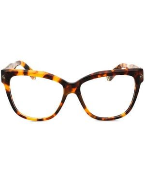 Philipp Plein Brille Mit Cat-Eye-Gestell - Braun