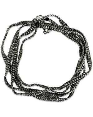 Brunello Cucinelli Monili Multi-Strand Bracelet - Black