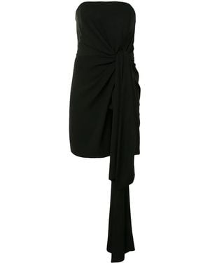 16Arlington Strapless Draped Mini Dress - Black