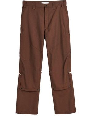 Kiko Kostadinov Tonino Utility Trousers - Brown