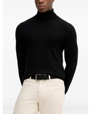 Sisley Roll-Neck Jumper - Black