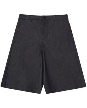 COMME DES GARÇON BLACK Wide-Leg Shorts - Blue