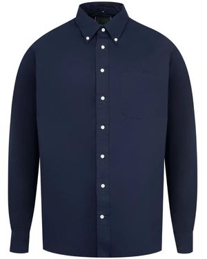 Gitman Vintage Overdye Oxford-Weave Shirt - Blue
