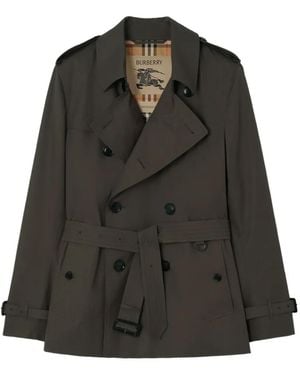 Burberry Trench Kensington Corto - Nero