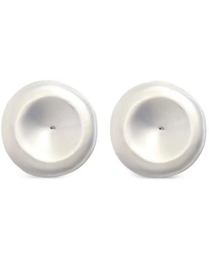 Patou Disc Oorclips - Wit