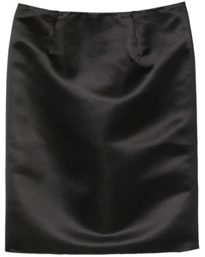 TOTEME Duchess Midi Pencil Skirt - Black
