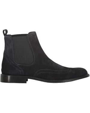 Bruno Magli Suede Chelsea Boots - Black