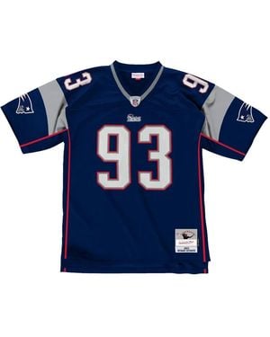 Mitchell & Ness Nfl Patriots 2003 Richard Seymour T-Shirt - Blue
