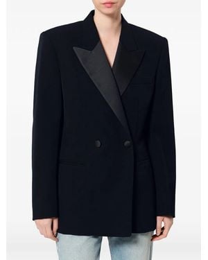 Isabel Marant Blazer Ranyae Con Revers A Lancia - Blu