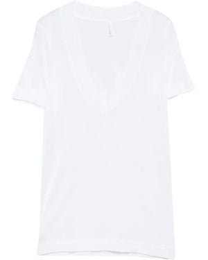 Daniele Fiesoli T-Shirt À Col V - White