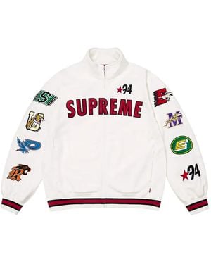 Supreme Mascots Zip-Up Jacket - White