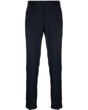 PT Torino Tapered Slim-Fit Trousers - Blue