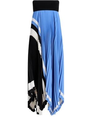 Proenza Schouler プリーツ ワンピース - ブルー