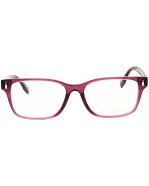 Tory Burch Rectangle-Frame Glasses - Purple
