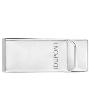 ST Dupont Logo-Engraved Money Clip - White