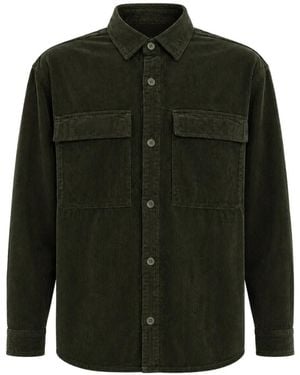 Revolution Camicia Utility A Coste - Verde