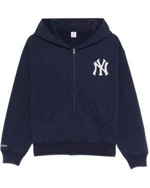 Sporty & Rich Emara Zip-Fastening Hoodie - Blue