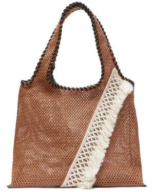 3.1 Phillip Lim Fringed Woven Tote Bag - Brown