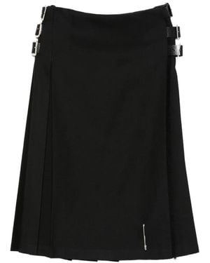 Le Kilt Buckle Skirt - Black