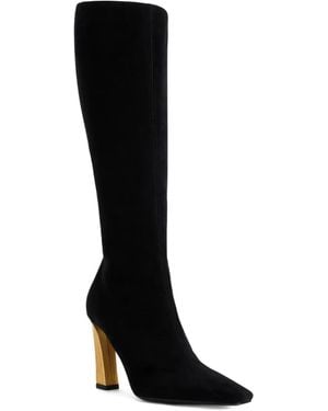 Giuseppe Zanotti Suede Knee-High Boots - Black