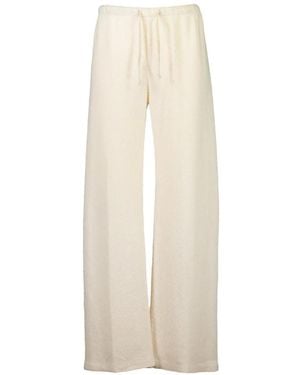 The Lady & The Sailor Pantalon Everyday À Lien De Resserrage À La Taille - White