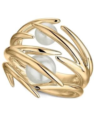 Shaun Leane Hooked Pearl Ring - Metallic