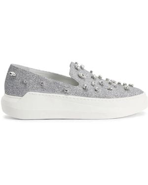 Giuseppe Zanotti Afelia スリッポンスニーカー - グレー