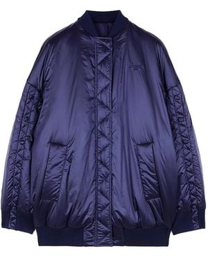 Ports 1961 Veste Matelassée À Boutons Pression - Bleu