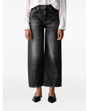 Joop! Vaqueros Anchos Estilo Capri - Negro